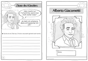 Vorschau - Arbeitsblätter - Künstler-Faltheft: Alberto Giacometti | Kubismus | Surrealismus - Seite 2
