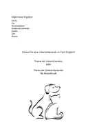 Vorschau - Stundenentwürfe - Unterrichtsentwurf Englisch - my favourite pet - Seite 1