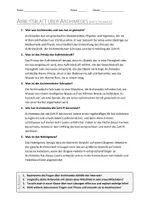Vorschau - Arbeitsblätter - AB mit Fragen zum Thema "Archimedes" + Lösungsblatt + Mindmap + Infografik - Seite 3
