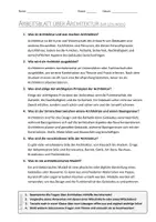 Vorschau - Arbeitsblätter - AB mit Fragen zum Thema "Architektur" + Lösungsblatt + Infografik - Seite 2