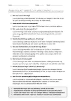 Vorschau - Arbeitsblätter - AB mit Fragen zum Thema "Louis Armstrong" + Lösungsblatt + Mindmap + Infografik - Seite 3