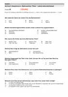 Vorschau - Test - Gerhart Hauptmann - Bahnwärter Thiel Lesetest Lektüretest A B mit Lösung - Seite 3