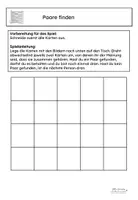 Vorschau - Spiele - Paare finden - Vorlage - Deckblatt