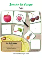 Aperçu - Apprentissages en autonomie - Jeu de la loupe - Fruits - Page de couverture