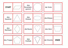 Vorschau - Fördermaterial/Inklusion - Materialpaket "Geometrie" Wortschatz DaZ - Seite 2