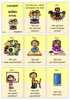 Vorschau - Spiele - DaZ/ DaF Lesespiel_Konjugation_Ich soll wer soll_Schule Modalverben - Deckblatt