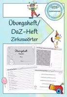 Vorschau - Arbeitsblätter - Übungsheft Zirkus (auch für DaZ) - Deckblatt