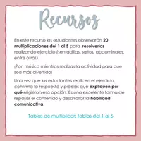 Vista previa - Juegos / Gamificación - Tablas de multiplicar: tabla del 5. Responde con tu cuerpo Halloween - página 2