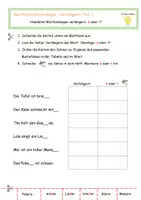 Vorschau - Arbeitsblätter - Rechtschreibstrategien d oder t - Seite 2