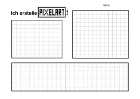 Vorschau - Arbeitsblätter - KUNST: Arbeitsblatt für PIXEL ART (PDF) - Seite 2