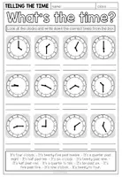 Vorschau - Arbeitsblätter - Telling the Time – Uhrzeiten auf Englisch üben | differenzierte Arbeitsblätter - Seite 2