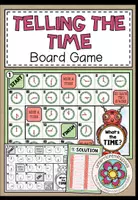 Vorschau - Spiele - Telling the time - Board Game (Brettspiel) - Deckblatt
