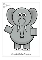 Vista previa - Manualidades / Dibujos para colorear - MANUALIDADES CONSTRUYE SABANA ELEFANTE - página 3