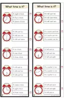 Vorschau - Spiele - Telling the Time - Peg Cards - Seite 2
