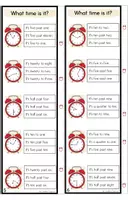Vorschau - Spiele - Telling the Time - Peg Cards - Seite 3