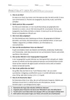 Vorschau - Arbeitsblätter - AB mit Fragen zum Thema "Atlanten" + Lösungsblatt - Seite 1