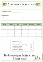 Vorschau - Anderer Materialtyp - Klassenfahrt Zimmerolympiade - Raumbelegung (2er - 6er-Zimmer) - Seite 2