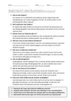 Vorschau - Arbeitsblätter - AB mit Fragen zum Thema "Auktionen" + Lösungsblatt - Seite 1