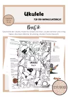 Vorschau - Unterrichtsreihen - Ukulele – Material für den Anfangsunterricht – Version für CH und D - Deckblatt