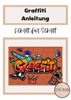 Vorschau - Stundenentwürfe - Graffiti - Schritt für Schritt vom Wort zum Piece - Kunstunterricht - Deckblatt