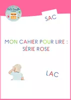 Aperçu - Feuilles d'exercices - MON CAHIER SERIE ROSE MONTESSORI - version majuscules - Page de couverture