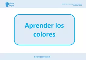 Vista previa - Tarjetas / Manipulativos - Aprender-los-colores-CASTELLANO. - página 1