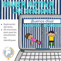 Vista previa - Juegos / Gamificación - Las oraciones pausa activa responde con tu cuerpo - Portada