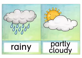 Vorschau - Bildkarten - Weather: Bildkarten, Wortkarten für Tafel und Englischecke - Seite 3