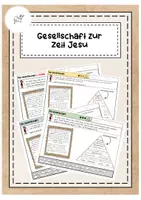 Vorschau - Arbeitsblätter - Gesellschaft zur Zeit Jesu - Deckblatt