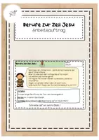 Vorschau - Arbeitsblätter - Berufe zur Zeit Jesu - Deckblatt