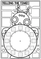 Vorschau - Arbeitsblätter - Telling the Time – Uhrzeiten auf Englisch | Craftivity / Bastelvorlage 4.–5. Klasse - Seite 3