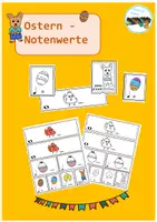Vorschau - Bildkarten - Notenwerte Ostern - Deckblatt