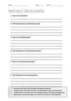 Vorschau - Arbeitsblätter - AB mit Fragen zum Thema "Automaten" + Lösungsblatt + Mindmap + Infografik - Deckblatt