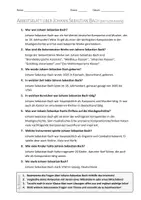Vorschau - Arbeitsblätter - AB mit Fragen zum Thema "Johann Sebastian Bach" + Lösungsblatt + Mindmap - Seite 2
