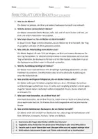 Vorschau - Arbeitsblätter - AB mit Fragen zum Thema "Bäcker" + Lösungsblatt + Mindmap + Infografik - Seite 3