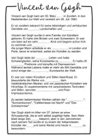 Vorschau - Arbeitsblätter - Vincent Van Gogh - Steckbrief & Weitermalbilder für den Kunstunterricht (inkl. Interactive) - Seite 3