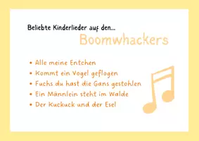 Vorschau - selbst erstellte Cliparts/Grafiken - Boomwhackers: Kinderlieder - Seite 1