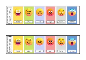 Vista previa - Tarjetas / Manipulativos - My Feelings Barometer Chart - página 1