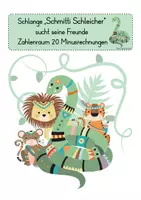 Vorschau - Spiele - Schlange "Schmitti Schleicher" und seine Rechenfreunde Minus ZR20 - Deckblatt