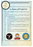 Vorschau - Arbeitsblätter - frühlingshaftes Materialpaket Klasse 1 ideal für die Freiarbeit - Seite 1