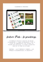 Aperçu - Jeux - Lecture-pictos : le printemps - Page de couverture