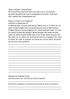 Vorschau - Arbeitsblätter - Sätze verbinden bessere Texte Aufgaben Lösung - Seite 2