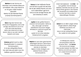 Vorschau - Bildkarten - Lerneinheit: Universum/ Sonnensystem: Planeten zuordnen - Seite 3