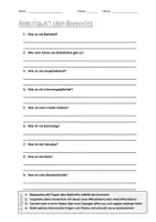 Vorschau - Arbeitsblätter - AB mit Fragen zum Thema "Bahnhof" + Lösungsblatt + Infografik - Seite 1