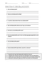 Vorschau - Arbeitsblätter - AB mit Fragen zum Thema "Ballaststoffe" + Lösungsblatt + Mindmap + Infografik - Deckblatt