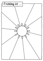 Vorschau - Mal- und Bastelvorlagen - Frühling / Frühlingszeit - Kreativprojekt - 10 Malvorlagen - Seite 1