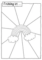 Vorschau - Mal- und Bastelvorlagen - Frühling / Frühlingszeit - Kreativprojekt - 10 Malvorlagen - Seite 3