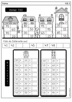 Vorschau - Arbeitsblätter - Erstes Addieren - Arbeitsblätter im Zahlenraum 100 - Seite 3