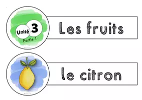 Vorschau - Präsentationen/Tafelbilder - Français Materialpaket Tafelbilder/Plakate Unité 3 - Seite 1