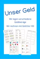 Vorschau - Arbeitsblätter - Unser Geld - Arbeitsheft im ZR bis 100 - Deckblatt